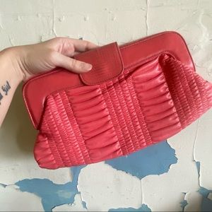 Bubblegum 80’s Vinyl Clutch